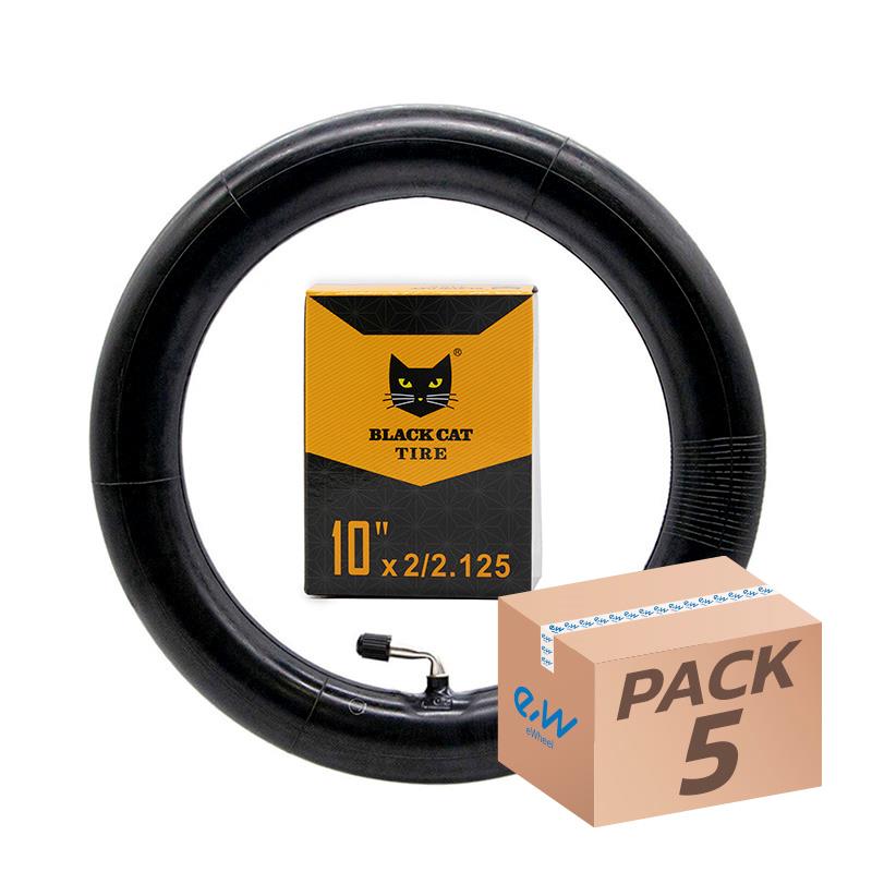 Pack de 5 Chambres à Air 10x(2 | 2.125) VC 0x90° Black Cat Miscooter