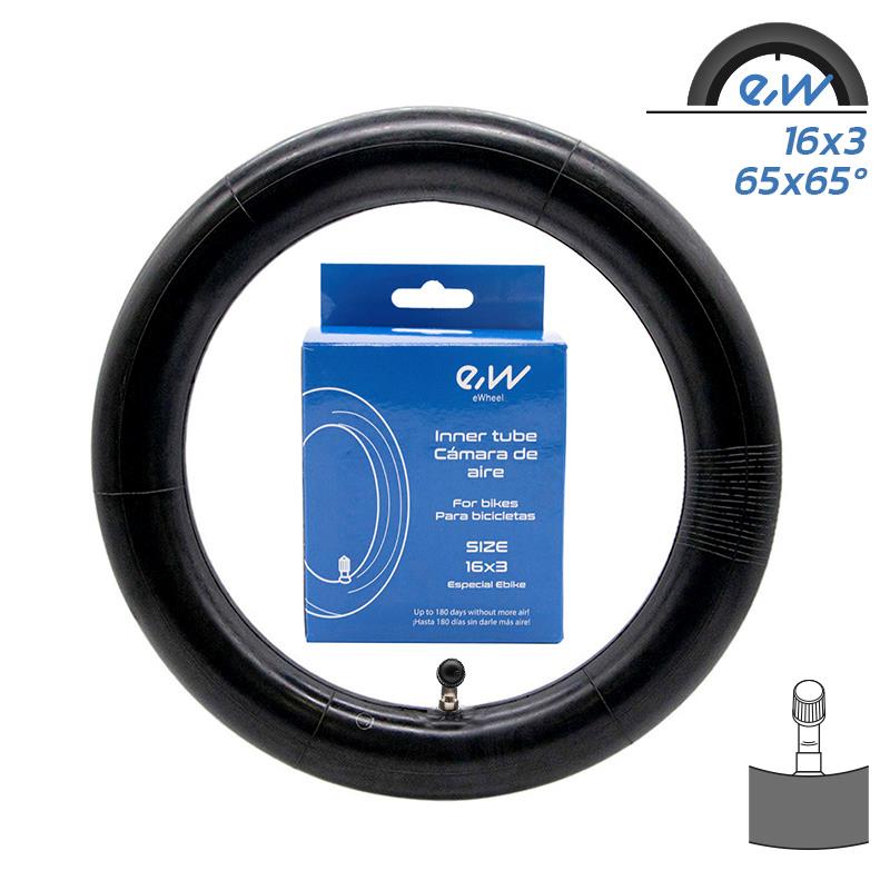 Chambre à Air 16x3 VC 90x90º Ewheel – Vélo / Draisienne Miscooter