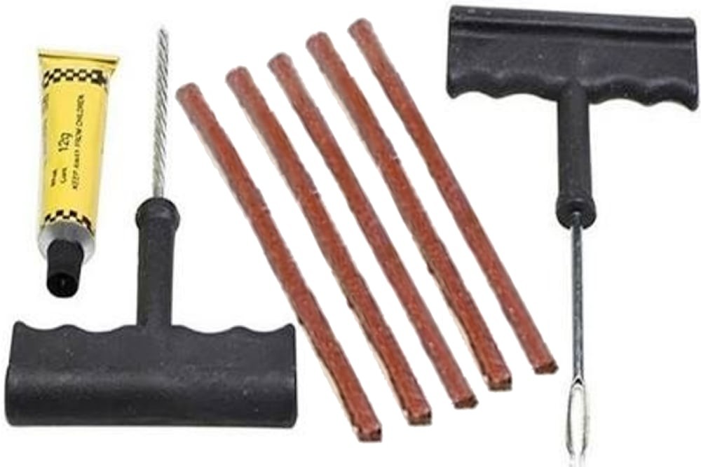 Kit de réparation crevaison pneu 5 mèche tubeless Miscooter