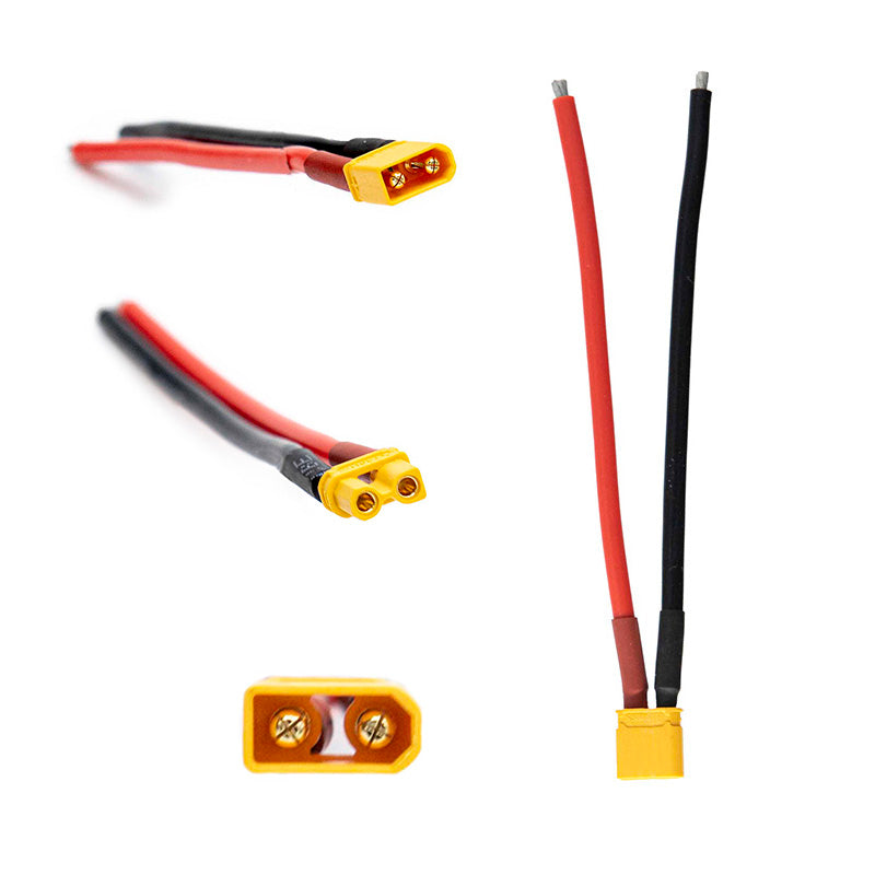 Connecteur XT30 avec câble – Pack 5 paires – Miscooter
