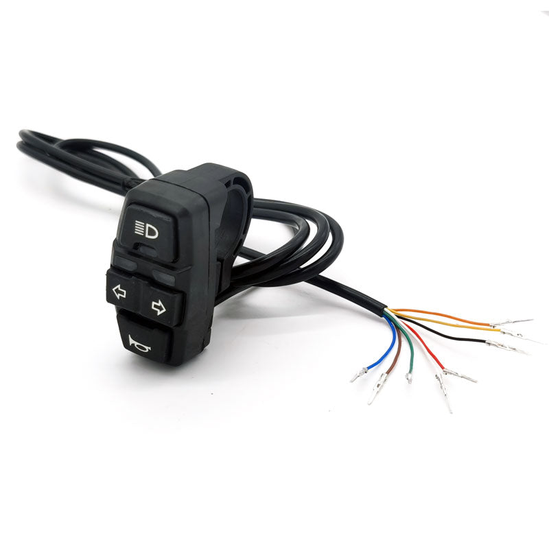 Bouton de commandes clignotant, feux et klaxon Miscooter électrique