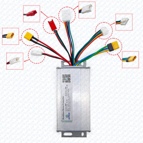 Kit contrôleur BLDC 36V 300W + écran LCD avec accélérateur + frein Miscooter