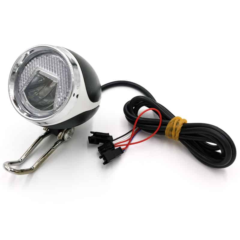 Phare à led avec klaxon - Blanc - Trottinettes électriques Miscooter Accessoires