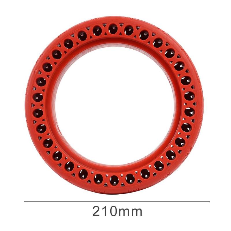 Pneu rouge pleins alvéolés M365 Miscooter Roue