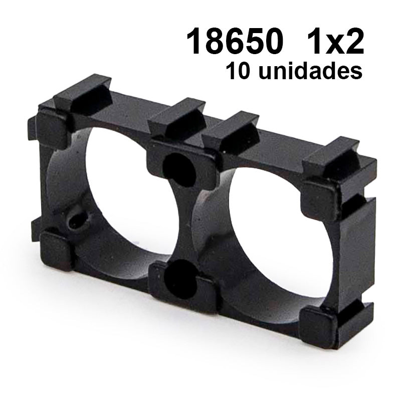 Holder Support cellules 18650 1×1, 1x2 ou 1x3 (pack de 10)