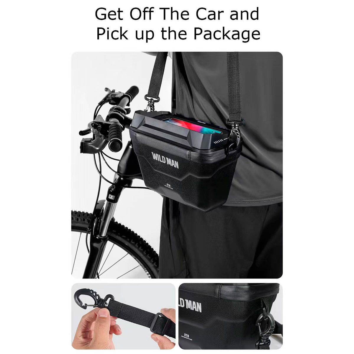 Sac porte téléphone étanche Wild Man 3L - Miscooter Accessoires