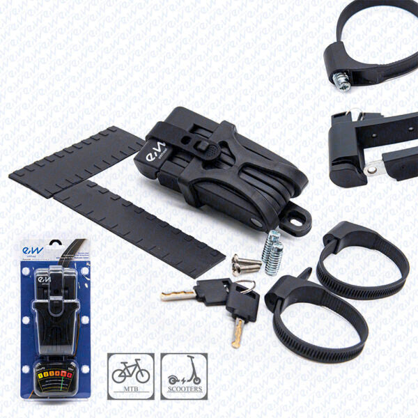 Cadenas pliable Haute résistance avec support Miscooter 