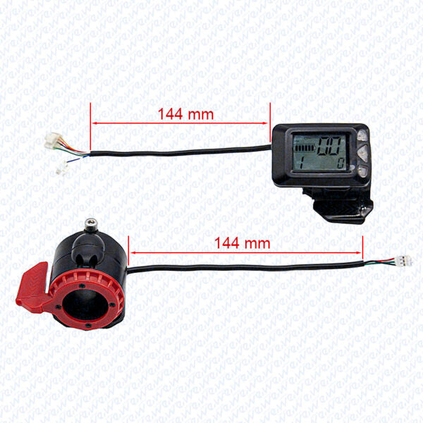 Kit contrôleur BLDC 36V 300W + écran LCD avec accélérateur + frein Miscooter 