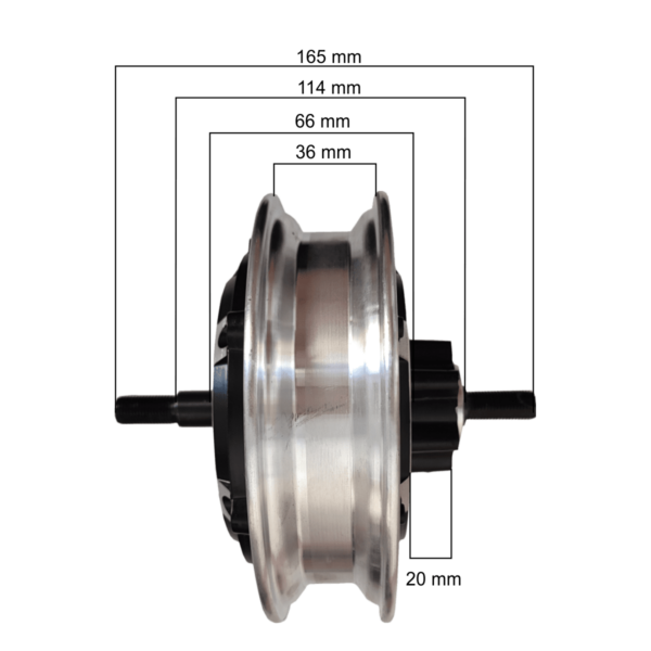 Moteur arrière Brushless 48V 500W Miscooter moteur