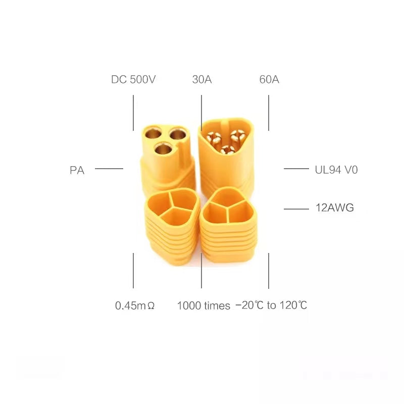 Connecteur MT60 [Amass] – pack de 10 unités – Scooters électriques Miscooter 