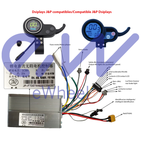 ControleurJ&P 36V 25A - Miscooter 