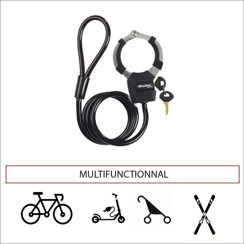 MASTER LOCK  Câble antivol  1m Miscooter Accessoires