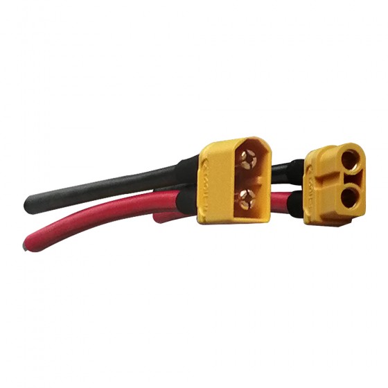 Prises Xt60 Avec câbles Males  / Femelles Miscooter 