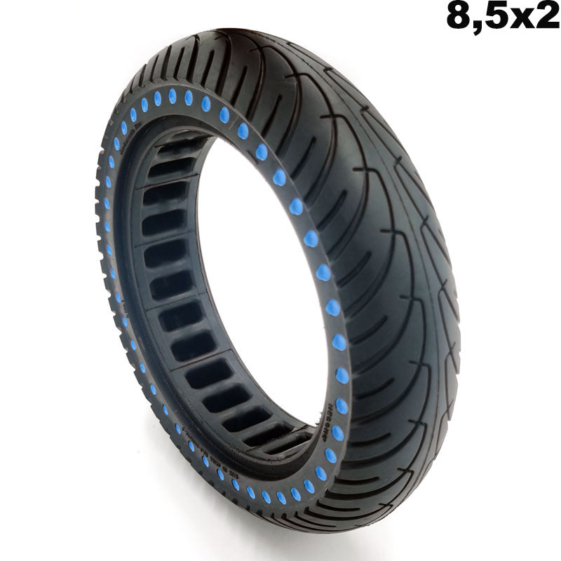 Pneu plein ultralégère 8,5x2 Pouce points couleurs Miscooter pneu